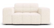 Krėslas Micadoni Home Jennifer Chenille, smėlio sp., 124 cm x 102 cm x 70 cm
