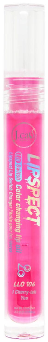 Lūpų aliejus J.Cat Beauty Lipspect Color Changing, 3.5 ml, i cherry-ish you sp., 106