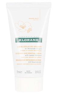 Depiliacinis kremas Klorane Soothing Hair Removal Cream With Almond, 75 ml