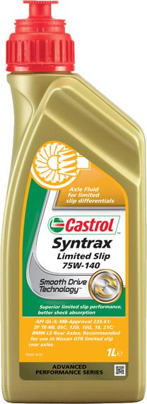 Käigukastiõli Castrol Limited Slip LL 75W - 140, sünteetiline, 1 l