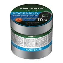 Juosta Vincents Polyline Roofband 5cmx10m Grey, aliuminis/bitumas, 5 cm x 1000 cm, pilka sp.