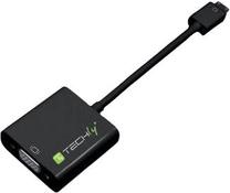 Adapteris Techly Mini HDMI to VGA 302921 Mini HDMI male, VGA female, melna krās.