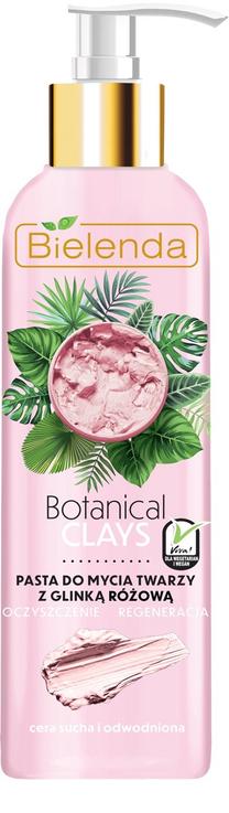 Sejas tīrīšanas līdzeklis Bielenda Botanical Clays Pink Clay, 190 ml