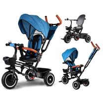 Triratukas Tiny Bike 3in1 Rotatable SP0650, mėlyna sp./juoda sp.