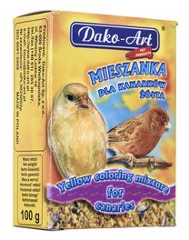Сухой корм Dako-Art Yellow Coloring Mixture, для канареек, 0.1 кг