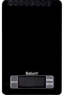 Elektroniski virtuves svari Saturn ST-KS7235, melna krās.