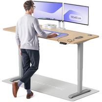 Datorgalds regulējams augstums Desktronic HomePro, 180 cm x 80 cm, 63 - 128 cm, pelēka krās./bamboo krās.