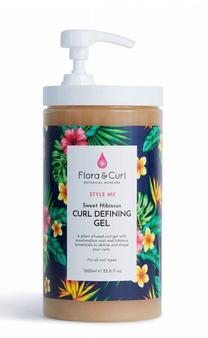 Plaukų želė Flora & Curl Sweet Hibiscus Deluxe Curl Defining Gel, 1000 ml