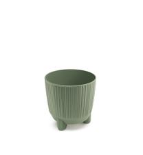 Gėlių vazonas Prosperplast Ryfo DRF130N-5615C, plastikinis, Ø 12.6 cm, žalia sp.