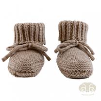 Drabužis kūdikiams, kūdikiams Lodger Slipper Folklore Merino, ruda sp., 0-6