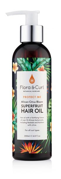 Matu eļļa Flora & Curl Protect Me African Citrus Superfruit, 200 ml