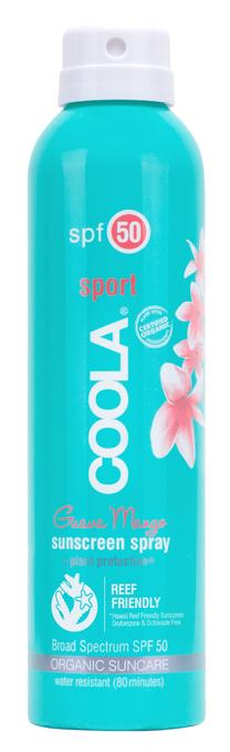 Izsmidzināms līdzeklis iedeguma kopšanai Coola SPF50, 100 ml