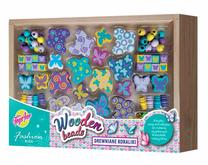 Набор для изготовления украшений Stnux Wooden Beads STN7311, многоцветный