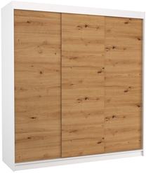 Spinta ADRK Megan, ąžuolo sp./balta sp., 58 cm x 200 cm x 215 cm