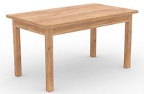 Valgomojo stalas išskleidžiamas ADRK Rodos 82, rusva sp., 140 - 180 cm x 80 cm x 76 cm