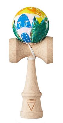 Кендама Krom Kendama Rubber Noia 2, коричневый цв./многоцветный