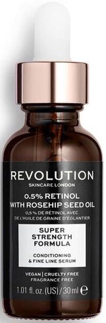 Veido serumas Revolution Skincare 0.5% Retinol and Rosehip Seed Oil, 30 ml