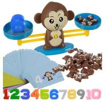 Образовательные весы Kruzzel Monkey Balance Scale, 16 см, многоцветный