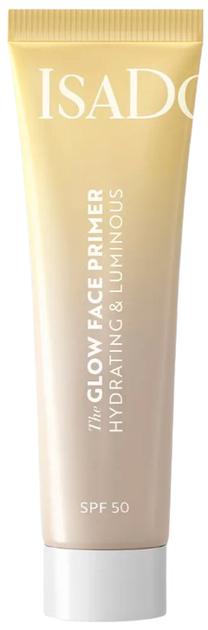 Grima bāze IsaDora The Glow Hydrating & Luminous, SPF 50, 30 ml