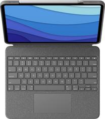 Tastatūra planšetdatoram Logitech Combo Combo Touch, EN, pelēka krās.