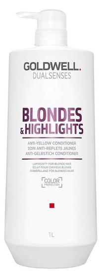 Plaukų kondicionierius Goldwell Dualsenses Blondes & Highlights Anti-Yellow, 1000 ml