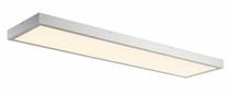 Valgusti plafoon SLV Panel 1001508, LED, 3000 °K, 1 x 45 W, valge v. / hall v.
