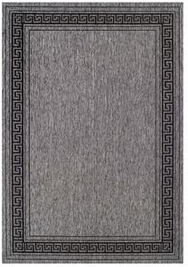 Придверный коврик Home4you Dawn Foam Door-7, черный цв./серый цв., 90 см x 60 см