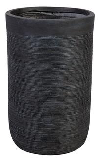 Gėlių vazonas Home4you, keramika, Ø 37 cm, pilka sp.
