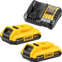 Akumulatora un lādētāja komplekts Dewalt DCB1104D2-QW, 18 V, li-ion, 2000 mAh