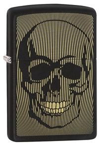 Šķiltava Zippo Lighter 49216, melna krās./dzeltena krās.