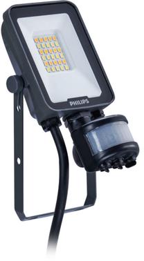 Prožektor liikumisanduriga, lakke või seina Philips Ledinaire Floodlights BVP167, 10 W, 1100 - 1200 lm, 3000 - 6500 °K, IP65, hall v.
