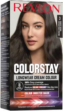 Matu krāsa Revlon Color Stay, 03 Darkest Brown, 165 ml