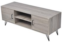 ТВ стол VLX, серый цв., 120 см x 40 см x 45 см