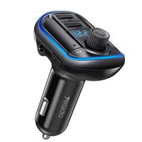 FM-moduliatorius Yesido Y44 Bluetooth 5.0 FM / MP3 Transmitter & Car Charger 2x USB 3.1A + Micro SD, 12 - 24 V