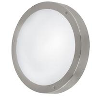 Õue seinavalgusti Eglo Vento, 11W, LED, IP44, hõbe v., 28.5 cm x 28.5 cm