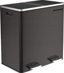 Šiukšliadėžė Songmics, juoda sp., 60 l, 65 cm x 32 cm