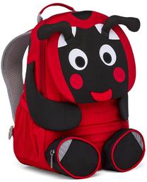 Bērnu mugursoma Affenzahn Big Friend Ladybug, sarkana krās., 31 cm x 12 cm x 20 cm