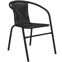 Lauko kėdė Springos Bistro GF1011, juoda sp., 54 cm x 53 cm x 73 cm