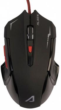 Laidinė žaidimų pelė A-Team AX400, juoda sp.