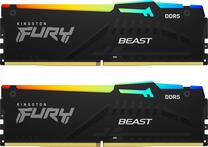 Оперативная память (RAM) Kingston Fury Beast RGB, DDR5, 16 GB, 6000 MHz