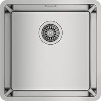 Virtuvinė plautuvė Teka Be Linea RS15 40.40, nerūdijantysis plienas, 44 cm x 44 cm x 20 cm, sidabro sp.