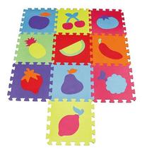 Kilimėlis kūdikiams - dėlionė Smily Play Foam Mat SP84010, 29 cm x 29 cm, 10 vnt, įvairių spalvų