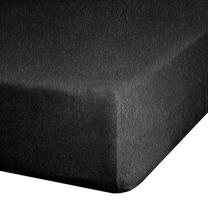 Paklodė Design 91 Frotte, juoda sp., 160 x 200 cm, su guma