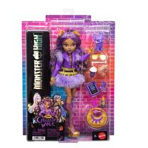 Кукла с аксессуарами Mattel Monster High Clawdeen Wolf JHK30, 28 см, фиолетовый цв.