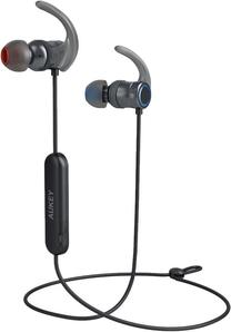 Bezvadu austiņas Aukey EP-B67 Magnetic, melna krās.
