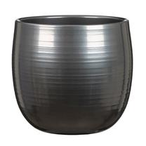 Puķu pods Scheurich 58679 76, keramika, Ø 18 cm, pelēka krās.