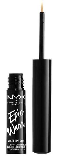 Acu laineris NYX Professional Makeup Epic Wear, 3.5 ml, dzeltena krās. 08 yellow