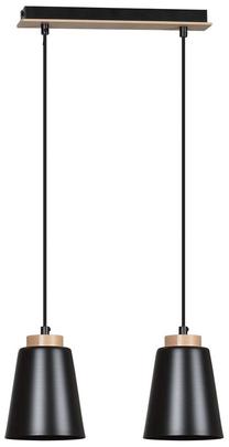 Valgusti rippuv Emibig Bolero 2 442/2, E27, 2 x 15 W, must v. / must v., 14 x 16 cm