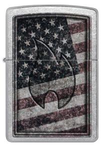 Šķiltava Zippo Americana Flame 48180, daudzkrāsaina