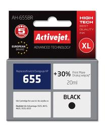 Rašalinio spausdintuvo kasetė ActiveJet Premium AH-655BR, juoda sp., 20 ml